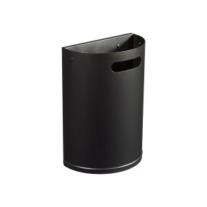Corbeille décrochable murale Arkea 20 L gris manganèse